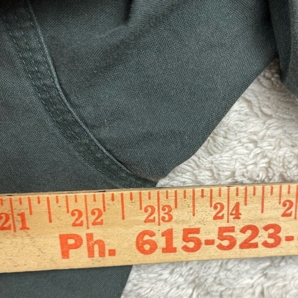 CABELAS Shooting Shirt Quilted Shoulder Patch Medium Green - Picture 12 of 15